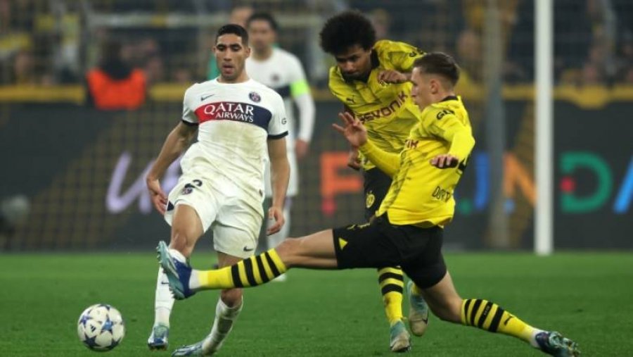 Sfida e parë në favor të gjermanëve, Dortmund mposht në shtëpi PSG në gjysmëfinalen e Champions