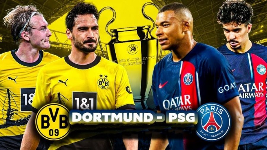 Champions League/ Spektakël në 'Signal Iduna Park', publikohen formacionet zyrtare të Dortmund-PSG