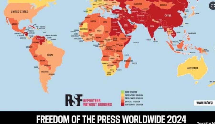 'Reporterët Pa Kufij': Liria e shtypit po kërcënohet nga politika