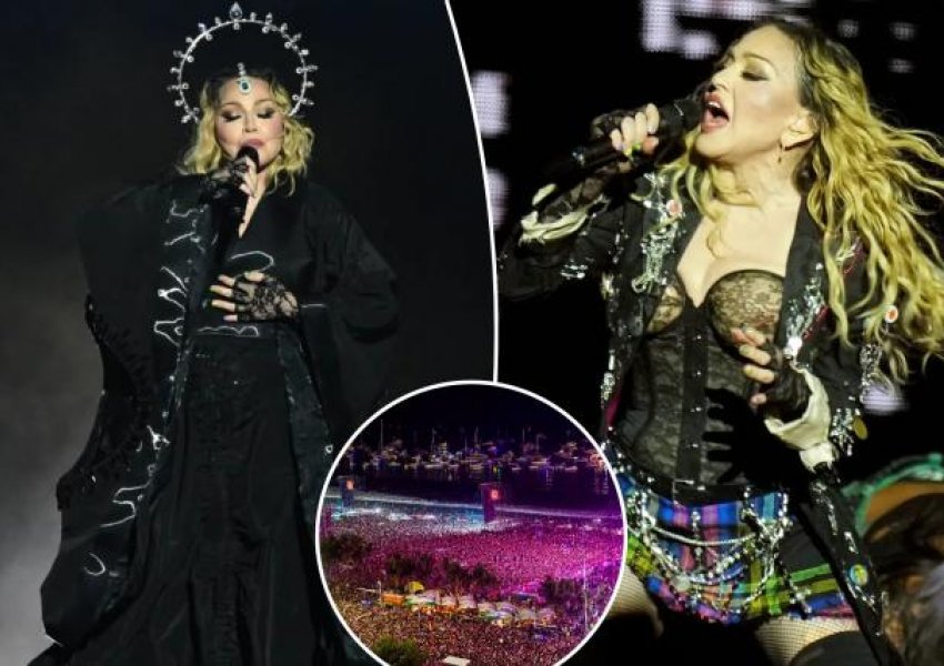 Koncerti falas i Madonës në Rio të Brazilit mbledh shumë se 1.6 milionë fansa