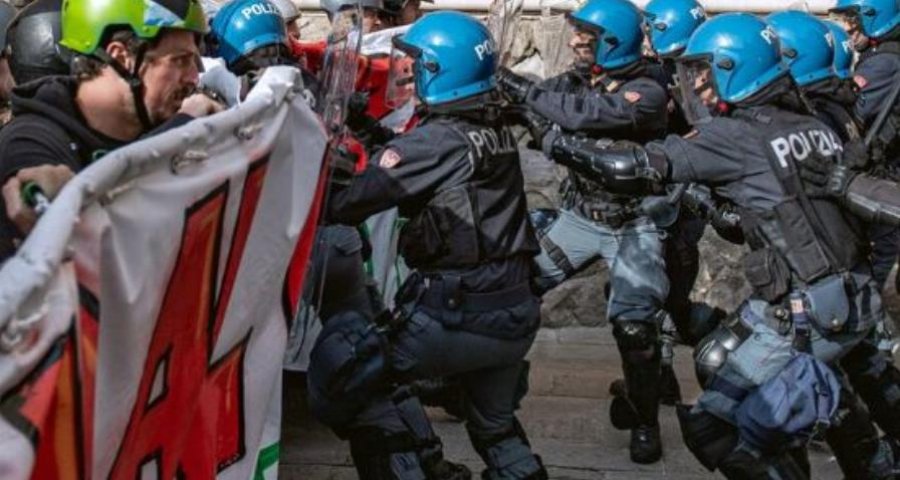 Përplasje mes policisë dhe protestuesve në Venecia kundër G7