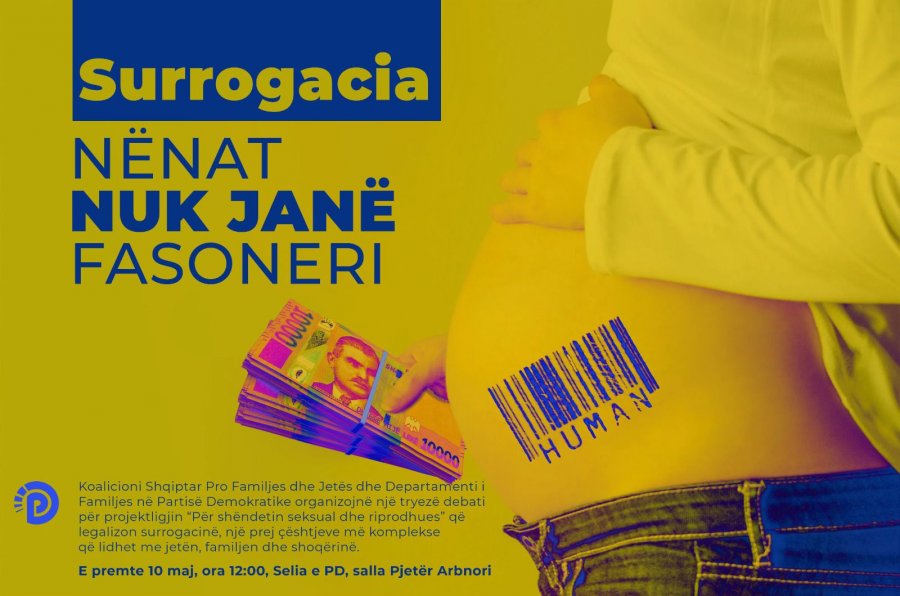 'Nënat nuk janë fasoneri' - Berisha merr pjesë sot në debatin kundër pr.ligjit të surrogacisë