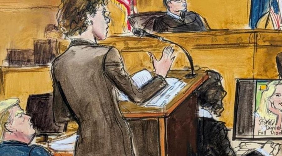 Stormy Daniels përballet me pyetje të tjera gjatë gjyqit ndaj ish-presidentit Trump