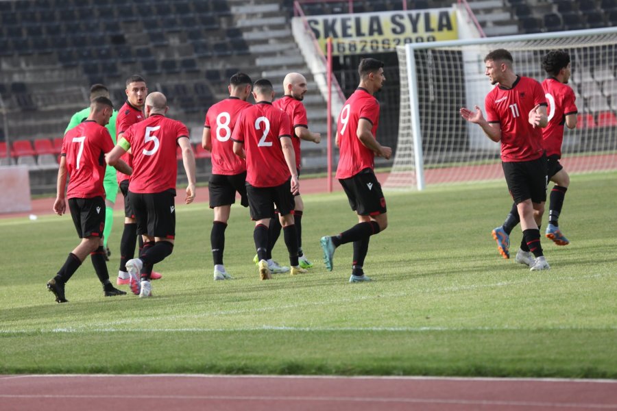 UEFA  Regions  Cup   Shqipëria e nis me fitore  mund thellë Armeninë në  Elbasan Arena 