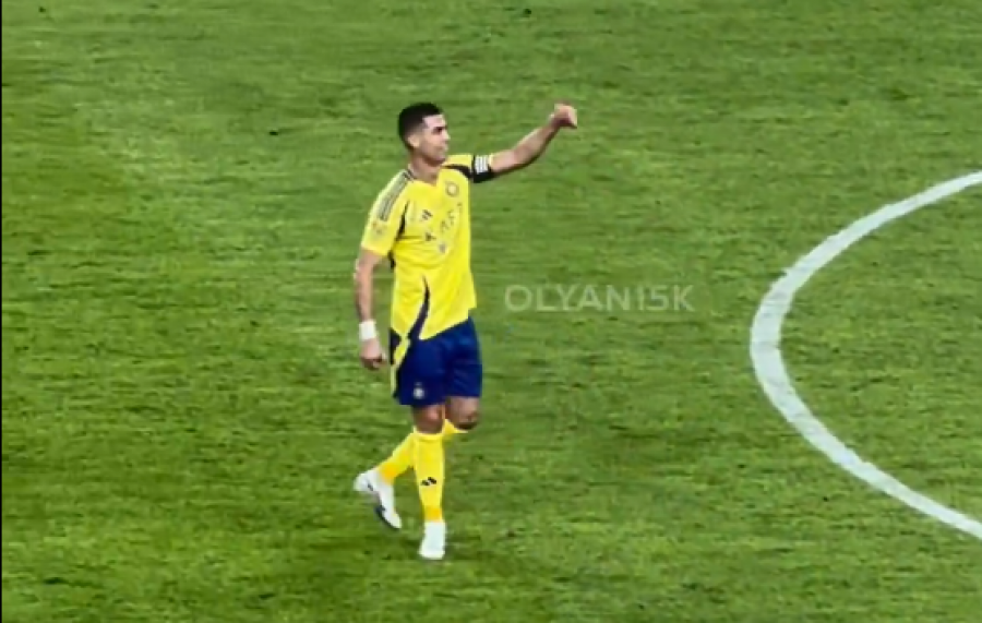 VIDEO/ Tifozët rivalë thërrasin emrin e Messit gjatë ndeshjes me Al Nassr, shihni si reagon Ronaldo