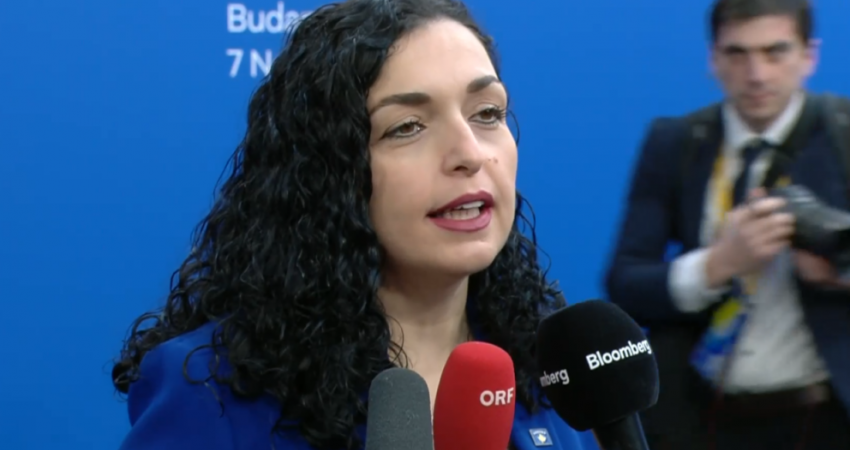 Osmani pyetet se a do të takohet me Vuçiqin: Jemi këtu të japim kontributin e vogël, por të rëndësishëm