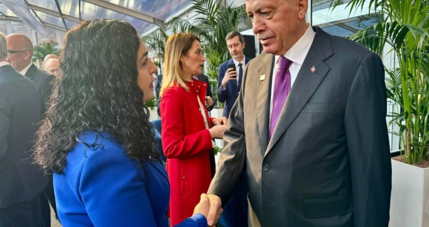 Osmani takohet me Erdogan: Gjithnjë kënaqësi ta takoj Presidentin e shtetit mik e aleat