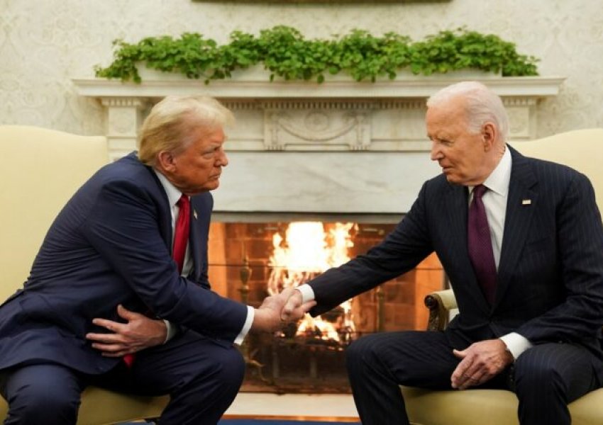 Nis takimi në Zyrën Ovale/ Biden pret presidentin e zgjedhur Donald Trump në Shtëpinë e Bardhë  
