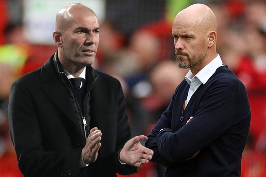 Nga Zidane te Ten Hag, trajnerët që janë pa ‘punë’