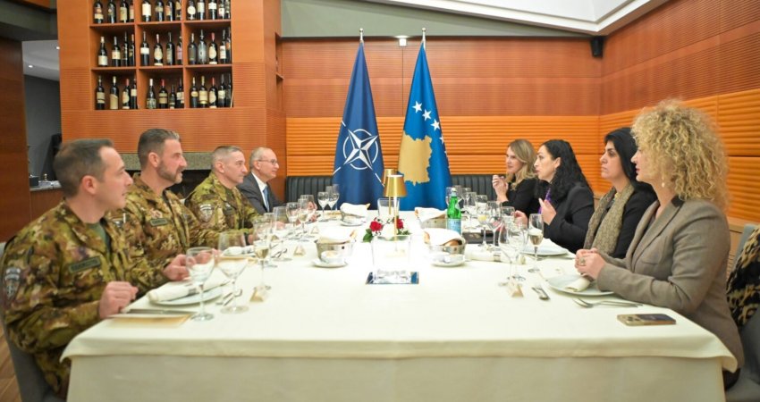 Osmani shprehu mirënjohje për KFOR-in për rritjen e trupave në kufi me Serbinë 