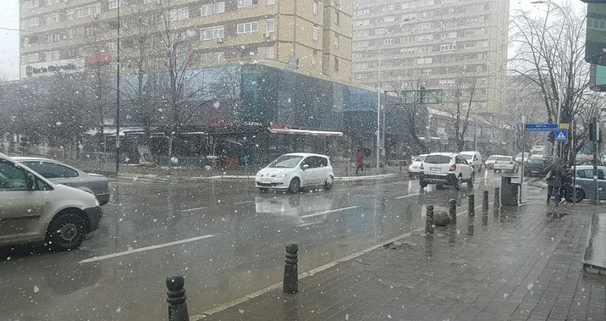 Reshje bore në Prishtinë