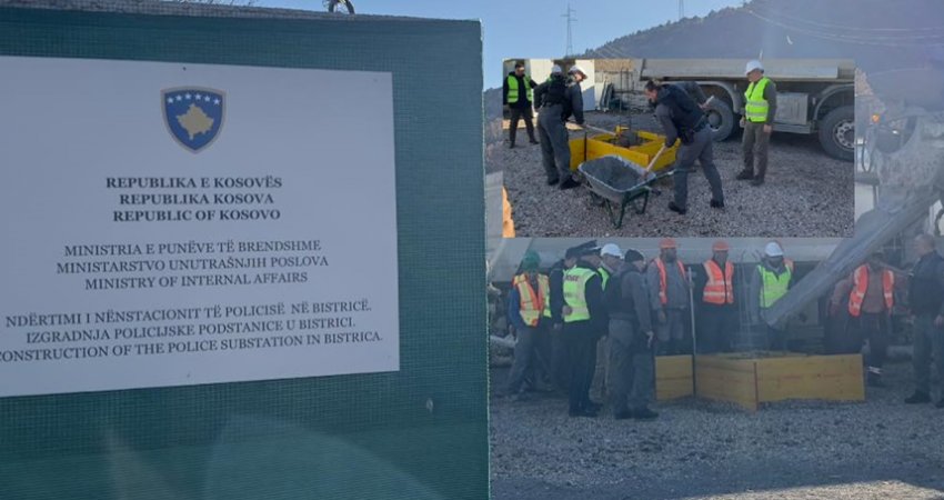 Në Leposaviq vendoset gurthemeli i objektit të ri të nënstacionit policor
