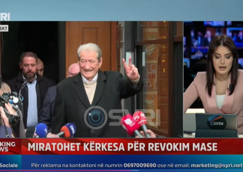 LIVE/ Hiqen masat e sigurisë për kreun e PD, Sali Berisha 