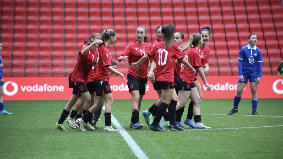 Euro U-19 për vajza/ Shqipëria fantastike, triumfon edhe ndaj Moldavisë