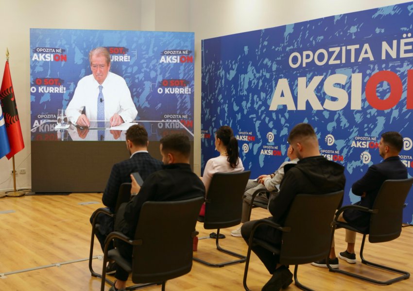 Berisha: Të bashkohemi në Tiranë në marshimin tonë për qeveri teknike, zgjedhje të lira dhe një Shqipëri pa burgje dhe persekutime politike