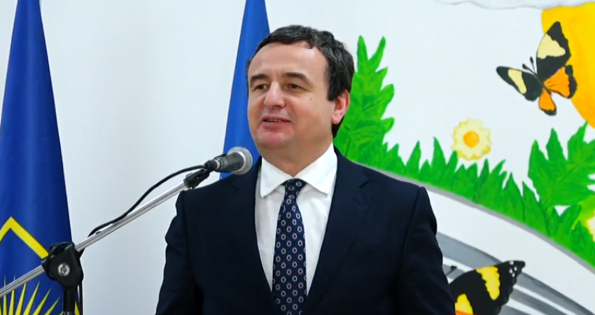 Kurti pas përurimit të çerdhes në Suharekë: Çdo investim në arsim është një investim në të ardhmen