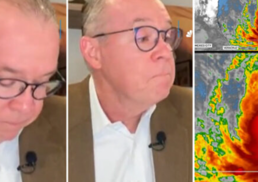Momenti kur meteorologu amerikan shpërthen në lot teksa raporton për fuqinë e uraganit 'Milton'