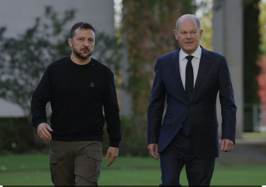 Presidenti ukrainas Zelenskyy përfundon 'turneun' evropian me premtimin për më shumë ndihmë nga Berlini