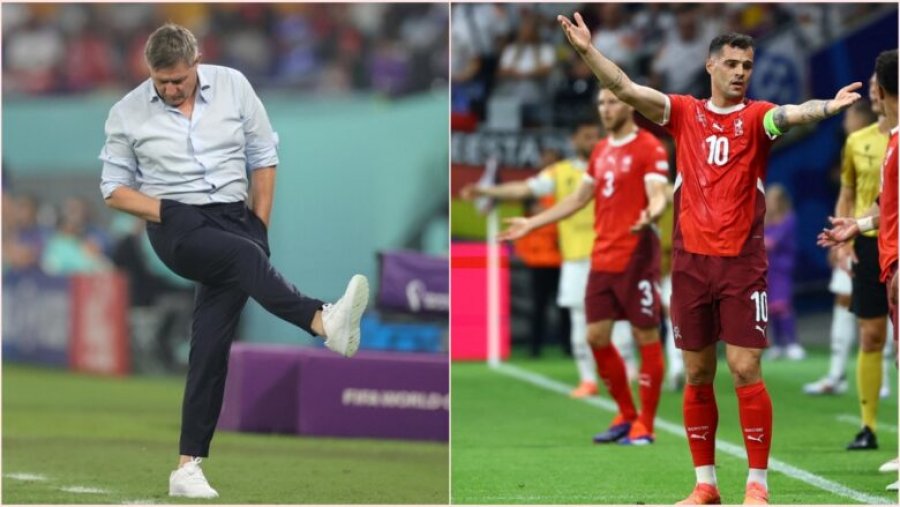 Trajneri serb ul tensionin e sfidës me Zvicrën, vlerëson Granit Xhakën