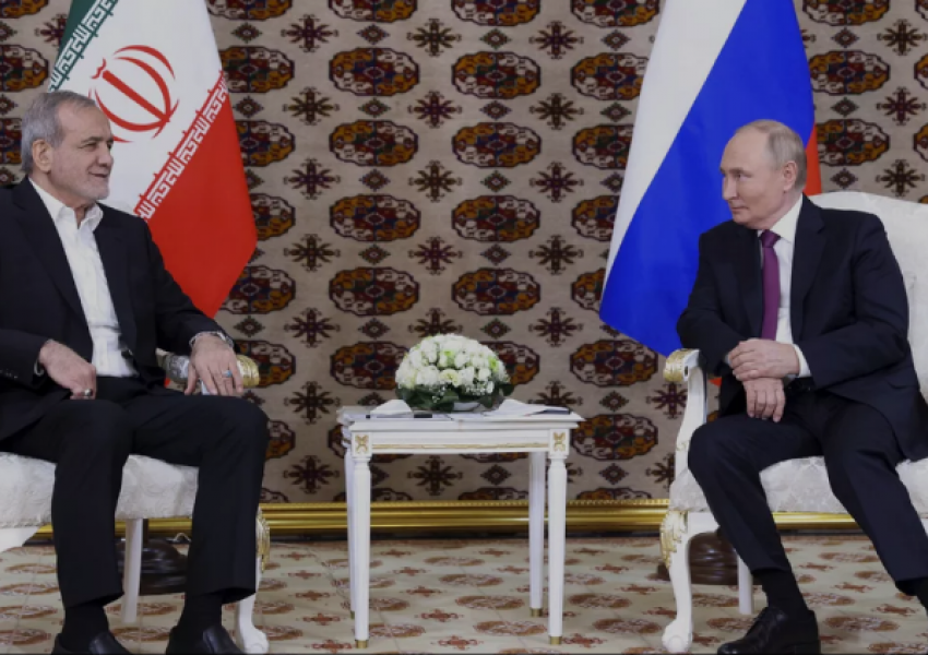 'Rendi i ri botëror'? Putin dhe Pezeshkian takohen personalisht për herë të parë në Ashgabat