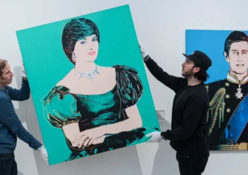 Dalin në ankand pikturat për mbretin Charles dhe princeshën Diana, kushtojnë miliona dollarë