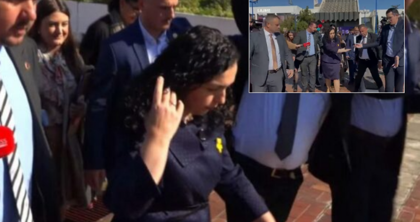 “Keni pak konsideratë” – truproja i Osmanit pengon gazetarët, ndërhyn presidentja