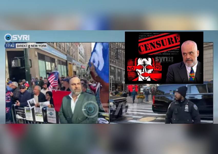 Shqiptarët e amerikës protestojnë kundër Ramës, mediat e tij në Tiranë në terr 