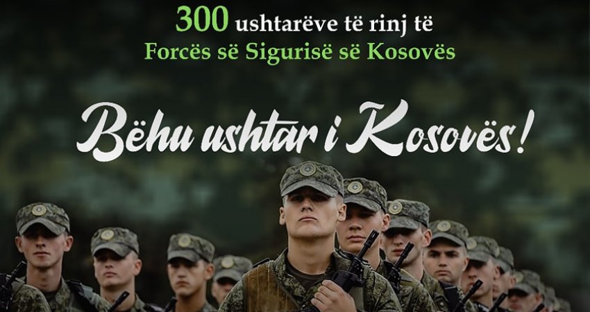 Ministria e Mbrojtjes paralajmëron konkurs për pranimin e 300 ushtarëve të rinj