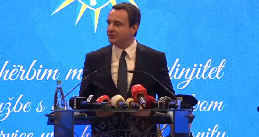 Kurti në ceremoninë solemne: Policia e Kosovës e gatshme të mbrojë Kosovën edhe me jetë