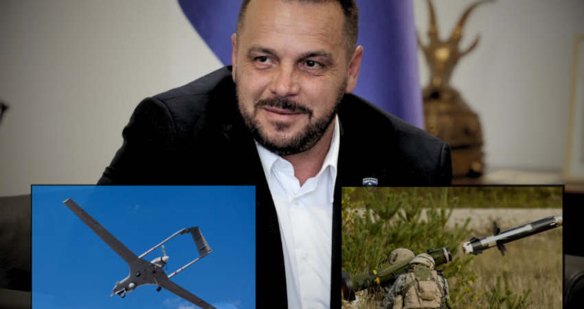 Nga operimi i dronëve “Bayraktar” në Gjakovë te raketat “Javelin”; Maqedonci për arsenalin e ri të FSK-së