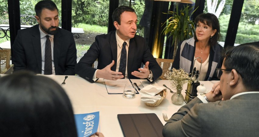 Kurti dhe përfaqësuesit e agjencive të OKB-së flasin për projektet e qeverisë