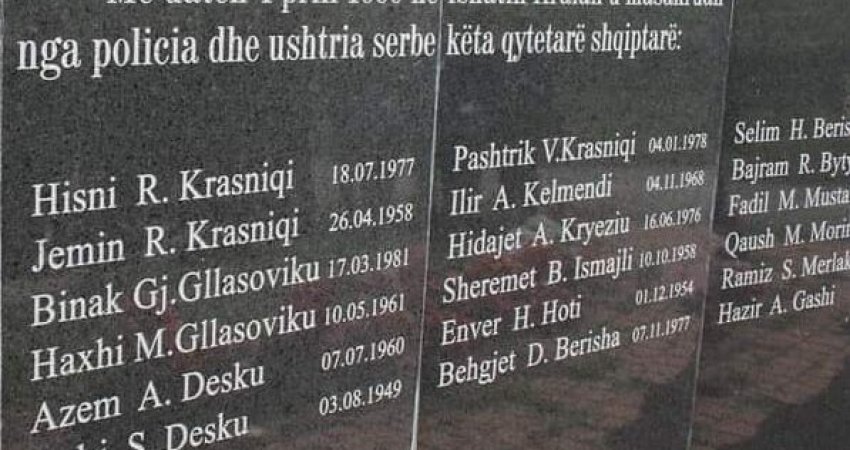 Osmani kujton Masakrën e Kralanit: Na obligon e ardhmja të kërkojmë llogari për të kaluarën