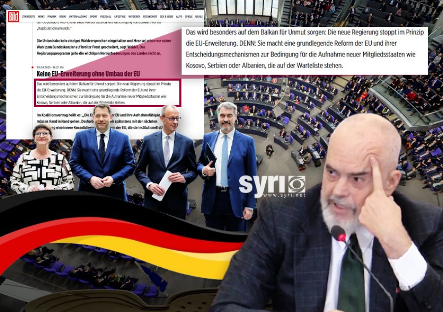 Koalicioni qeverisës në Gjermani hedh në erë propagandën e Ramës me pasaportën: Asnjë zgjerim i BE-së pa ristrukturimin e...