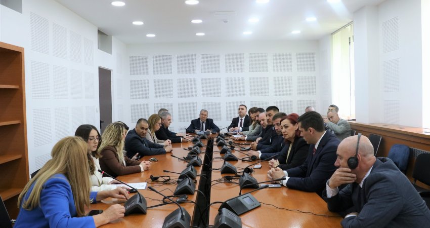 Kuvendi publikon foton e partive gjatë takimit konsultativ