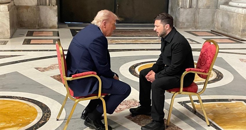 Kryediplomati ukrainas për takimin Trump-Zelensky: Historike, po negociohet për paqe në Bazilikën e Shën Pjetrit