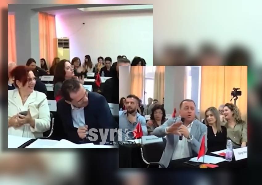 VIDEO/ Batuta epike e këshilltarit bashkiak në Vlorë: Na e bëtë ujësjellësin si kantinë vere