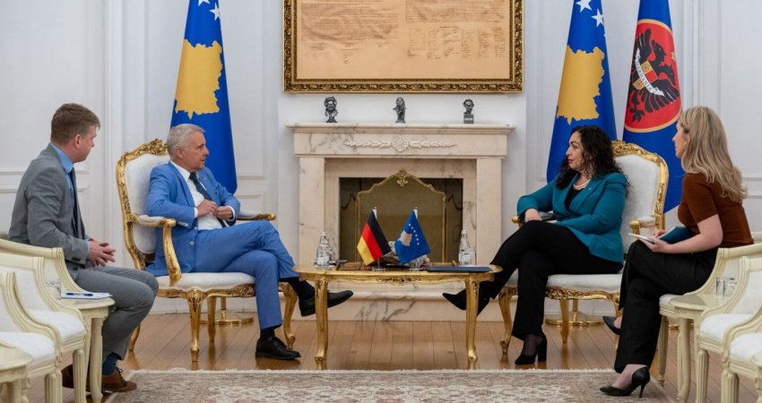 Osmani takohet me Rohden, flasin për ngërçin në Kuvend e formimin e Qeverisë në Gjermani: Përkushtimi ndaj Kosovës të mbetet prioritet