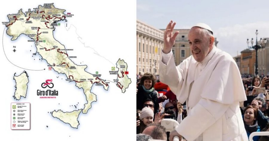 'Giro d’Italia' starton më 9 maj në Shqipëri, etapa e fundit në Romë do t’i kushtohet Papa Françeskut