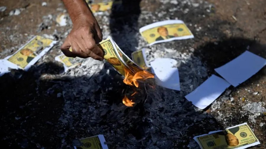 Brazilianët protestojnë kundër tarifave të Trump