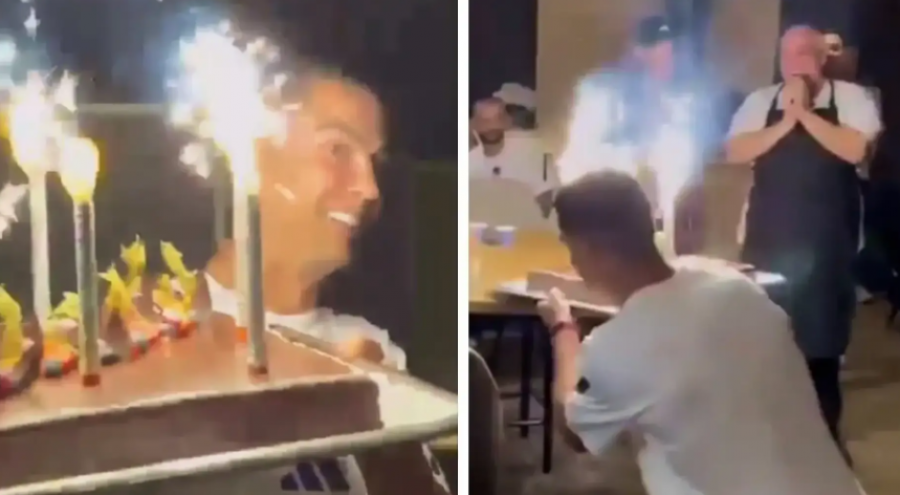 VIDEO/ Cristiano Ronaldo surprizon kuzhinerin e Al-Nassr me tortë për ditëlindje