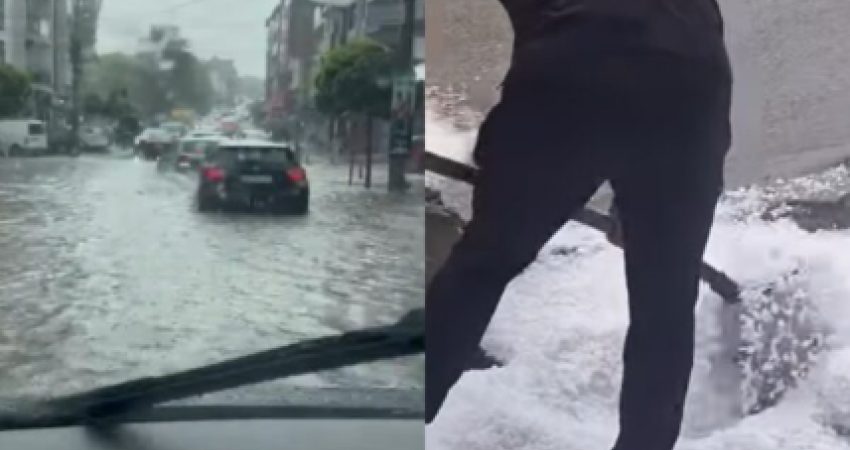 Përmbytje në Gjilan, stuhi shiu e breshëri përfshijnë edhe Ferizajn e zona tjera të vendit