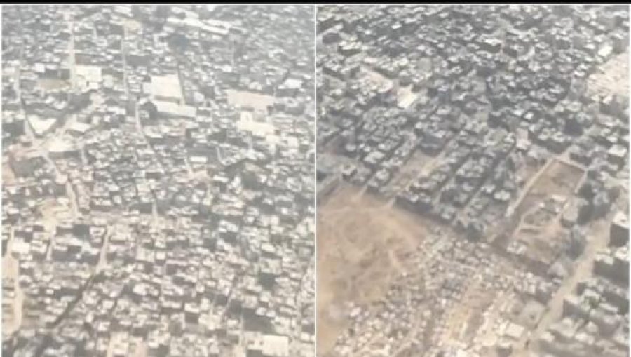 Gaza një qytet fantazmë! Gërmadha dhe gjithçka e rrafshuar për kilometra të tëra, ‘Sky’ publikon pamjet