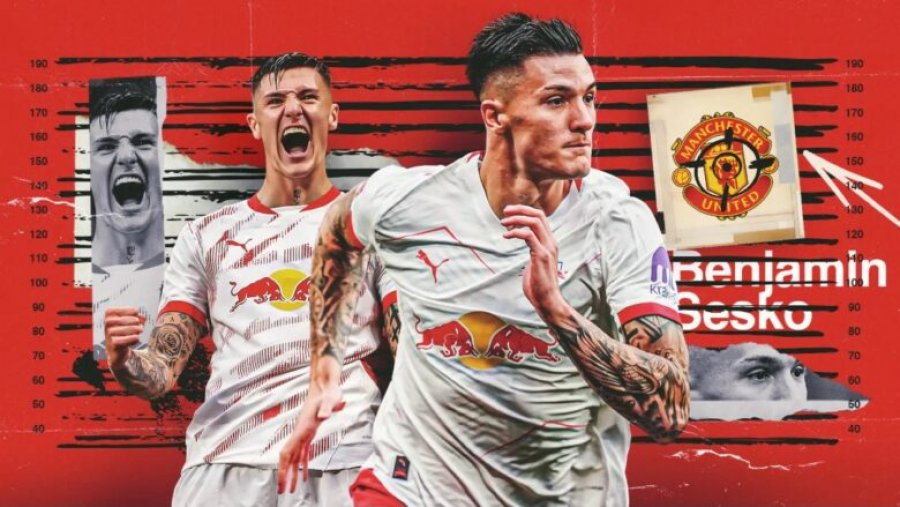 Benjamin Sesko arrin marrëveshje personale me Manchester United