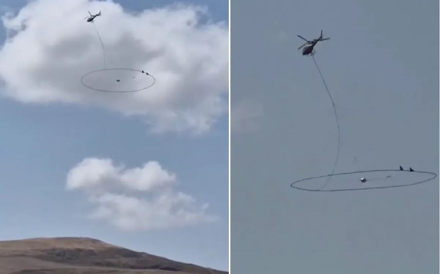 Menduan se po kërkonte një thesar, zbulohet misteri i helikopterit me ‘unazë gjigante’ në Turqi