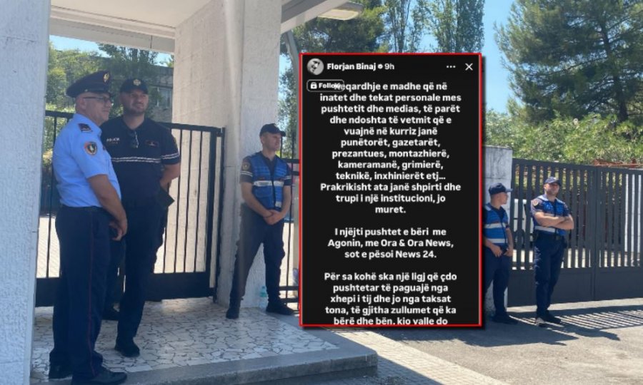 'Punonjësit janë shpirti i medias, jo muret'/ Florjan Binaj reagon për mbylljen e News24: Për sa kohë që nuk ka një ligj, kjo valle do të vazhdojë…