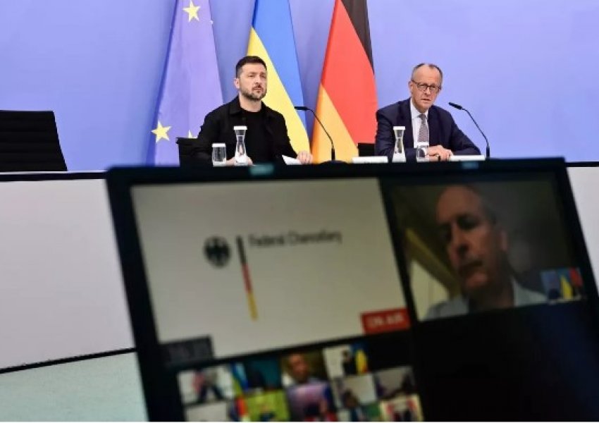 Udhëheqësit evropianë shtyjnë përpara armëpushimin në Ukrainë/ Zelensky - Trumpit: Putini po bën bllof