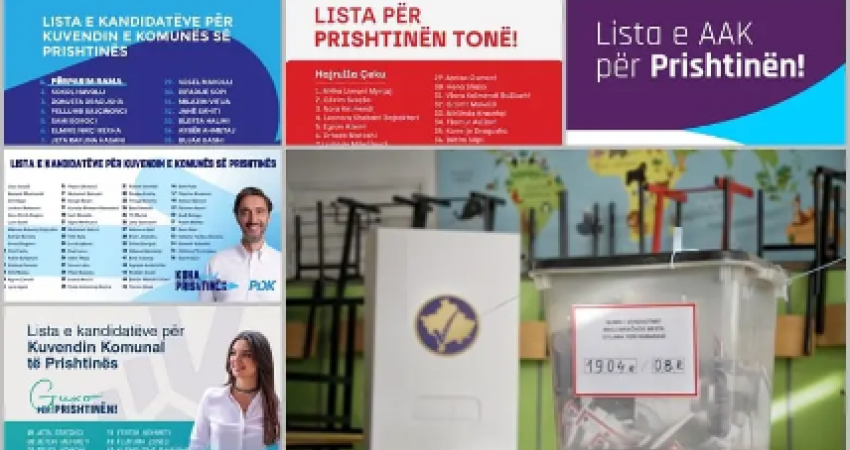Pritet garë e ‘fortë’ për Prishtinën, këto janë listat e plota për Kuvendin Komunal