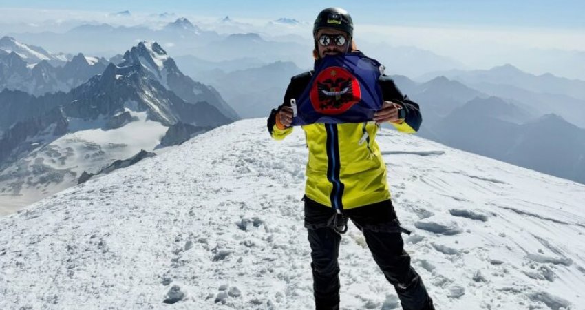 Petrit Kllokoqi ngjitet në majën më të lartë të Evropës – Mont Blanc: Një dhuratë për familjen dhe dashurinë për natyrën 