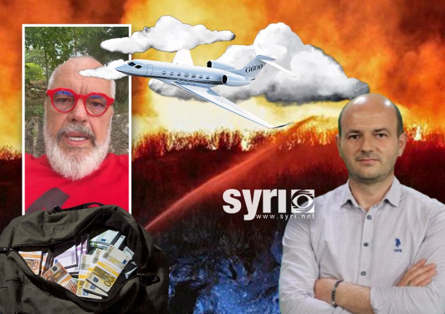 Loja e hajdutit me syze të kuqe, mes flakëve e tymit