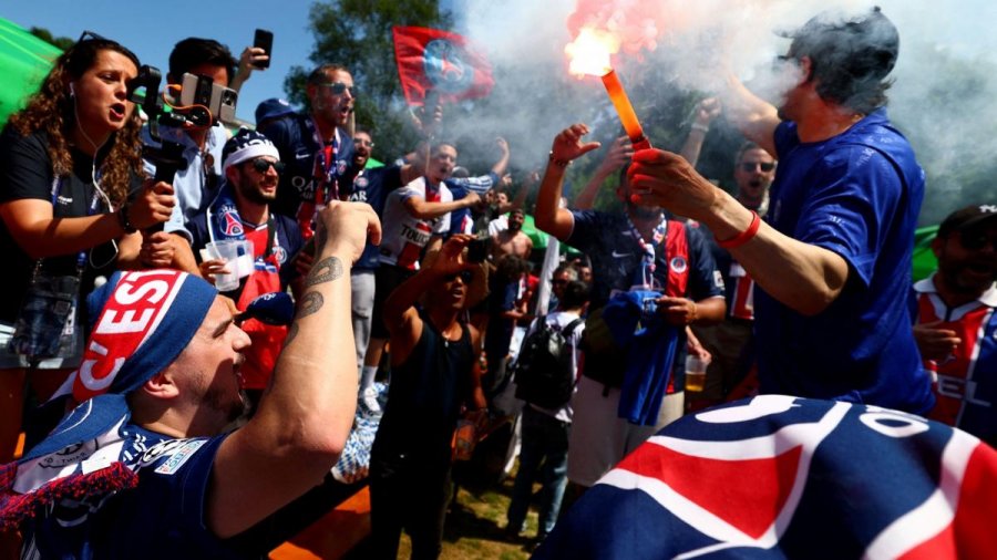 Superkupa e Europës, 5 tifozë të PSG-së marrin ndalim njëvjeçar pas sekuestrimit të materialeve të rrezikshme